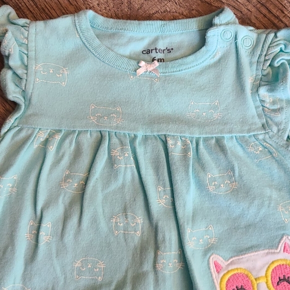 ☃️Kitty Blue Bubble Romper - Picture 3 of 8